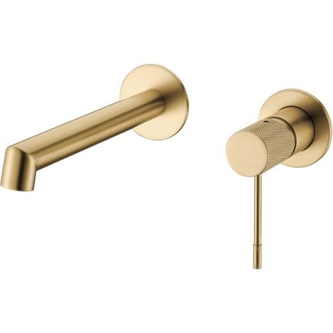 Grifo de lavabo empotrado ASTANA oro mate Dorado