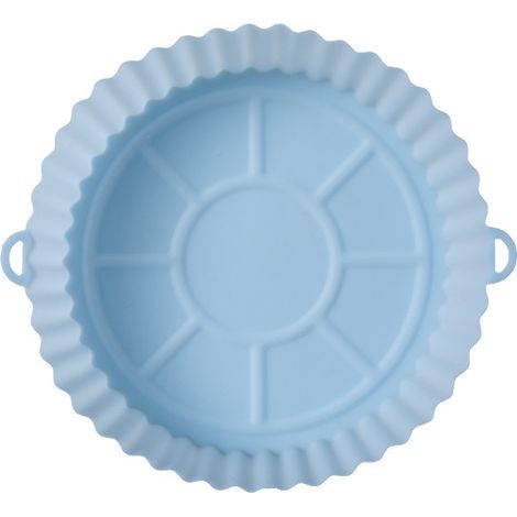 Silikon-Papiereinlage als Ersatz für wiederverwendbare Heißluftfritteusen (blau) (1/5)