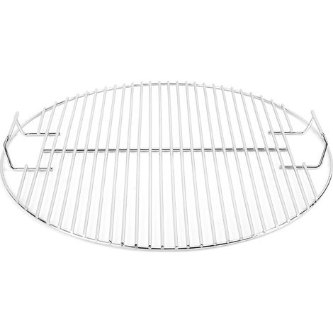 Grille De Barbecue Ronde En Acier Inoxydable - Pour Cuisson Extérieure Et Intérieure - Maille Antiadhésive Durable - 1 Pièce (1/5)