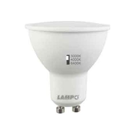 LAMPADA A LED TRICOLOR GU10 8 W - 650Lm