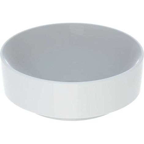 Geberit VariForm Aufsatzwaschtisch rund, 400mm, ohne Hahnloch, (1/5)