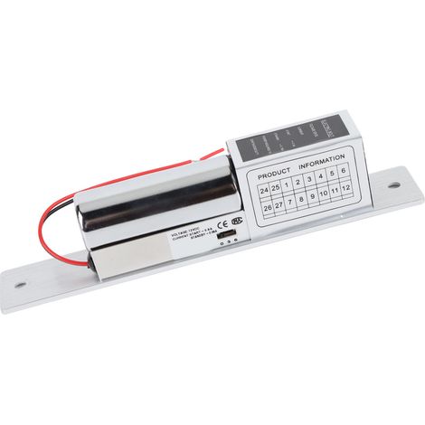 Loquet électrique 12V acier inox alliage alu gâche électromagnétique pour contrôle d'accès (1/5)