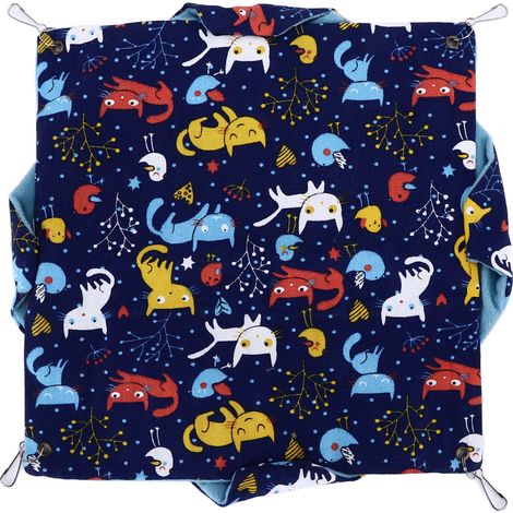Isolierte Doppelschicht-Hängematte für Gleithörnchen, Hängematte für Kleintiere, Schlafsack für Eichhörnchen, Hamsterzubehör (1/5)