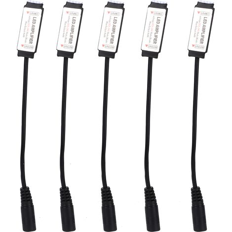 Amplificateur Signal RGBW - Pour Bandes LED 5050 - Entrée DC Male - Compatible Contrôleurs Basse Tension - 1 Pièce (1/5)