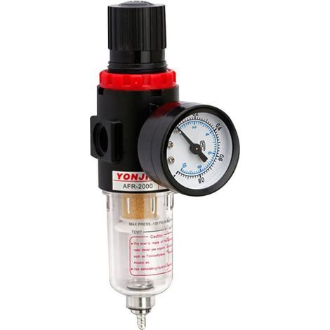 Regolatore del filtro dell'aria, separatore acqua/olio del compressore, filtro separatore acqua/olio, filtro acqua/olio del compressore, utilizzato per filtrare l'umidità, proteggere gli utensili ad a (1/5)