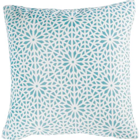 Housse de coussin 40 x 40 cm Flanelle Tunis Menthe