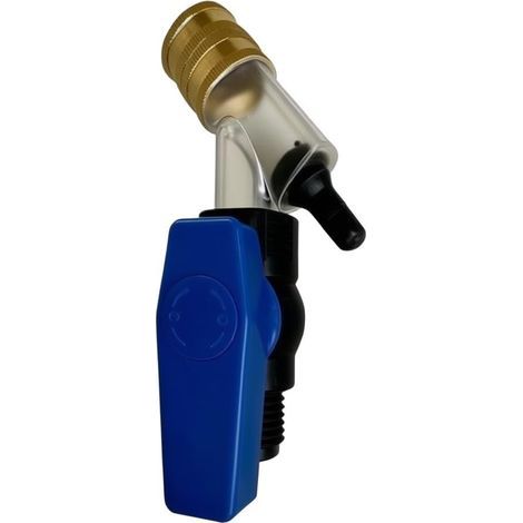 Outil de nettoyage pour chauffe-eau, kit de rinçage de sédiments avec fenêtre transparente pour détartrage et élimination des débris (1/5)