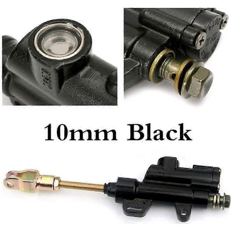 Maître-cylindre de frein arrière en métal de 10 mm pour moto tout-terrain, quad et moto. (1/3)
