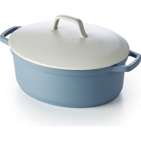 Teglia da forno in alluminio con coperchio 6L - 31cm papillon / burka (1/2)