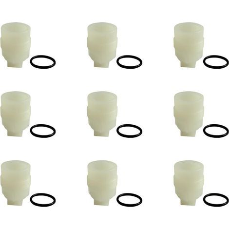 C·T·S 9-teiliges Kraftstoffbecher-Set mit O-Ring für Subaru Robin EX17 Vergaser. Ersetzt Subaru Robin 277-62100-18 (1/4)