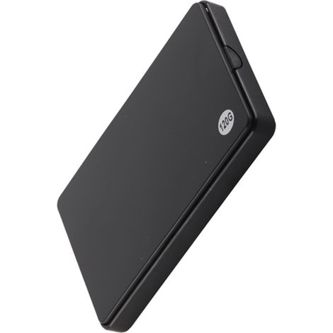 Disque dur externe portable 2,5 pouces USB 3.0, transfert de données ultra-rapide, compatible Windows et OS X, 8,6 x 120 Go (1/5)