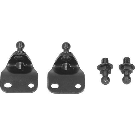 4 gas strut supports for hood and trunk, ball joint mounting brackets, replacement for Nissan 350Z Coupe Hatchback 2003-2008 (1/5)