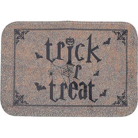 1 paillasson à lettres pour décorations d'Halloween