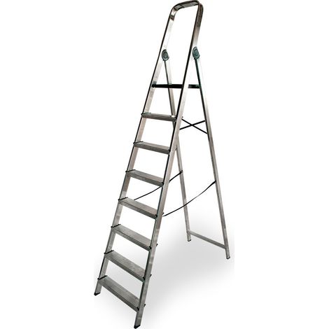 Scala domestica in alluminio a 8 gradini - Edm (1/2)