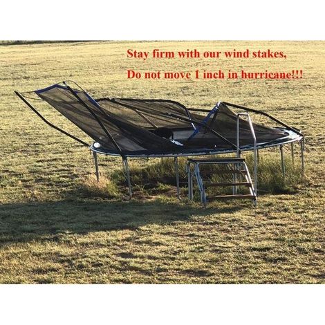 Trampolin,Windspieße,,robust,,U-Typ,,scharfe,Enden,,Sicherheits-Bodenanker,,verzinkter,Stahl,,für,Fußballtore,,Camping-Zelte (1/5)