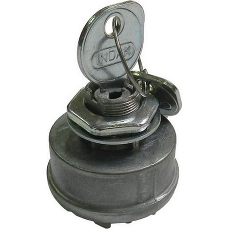 Contacteur à clé pour tracteur tondeuse – Modèle 7 bornes – Vendu avec 2 clés – Pièce adaptable pour motorisation de portail – Bernard Loisirs (1/4)