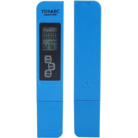 Tragbares digitales pH-Messgerät, Leitfähigkeitsmessgerät, TDS-, EC- und Temperaturmessgerät (2) (1/5)
