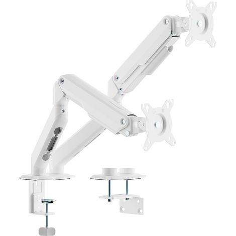 Soporte de Mesa con Contrapeso para 2 Monitores Aisens DT32TSR-439/ Giratorio/ Inclinable/ hasta 9kg