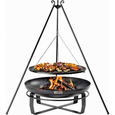 CookKing Schwenkgrill Set Viking 2 mit Feuerschale, Dreibein und Grillrost (1/5)