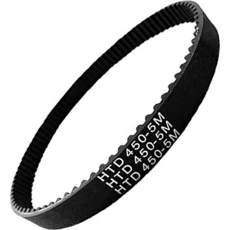 Courroie 5M, Courroie Synchrone HTD 5M, 450mm de Longueur, 9mm de Largeur, pour Bétonnière, Skateboard Électrique, Machine Industrielle, Équipement Motorisé (1/5)