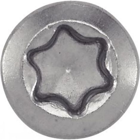 Vis terrasse tête réduite fraisée 6 lobes inox A2 Ø5x50mm - Boite de 200 (1/3)