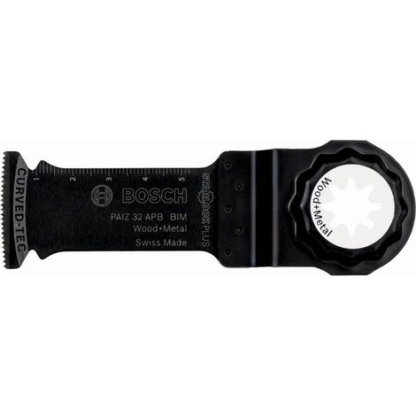 Bosch – Lame de scie sabre 60mm – Pour bois dur et métaux non trempés – Coupe plongeante précise – Compatible Starlock Plus (1/10)