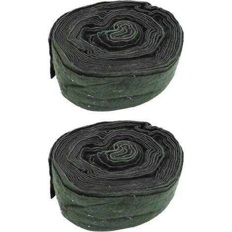 Protections d'hiver pour arbres, réutilisables, adaptées aux jardiniers et aux agriculteurs, 2000 cm x 12,5 cm, avec fonction de rétention d'humidité, ensemble de deux pièces. (1/5)