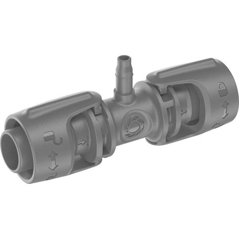 Gardena – Raccord en T 1320420 13 mm (1/2") – Pour tube de distribution 4,6 mm – Système micro-drip extensible – 5 pièces