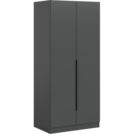 Kopenhagen armoire de rangement 2 portes anthracite. (1/5)