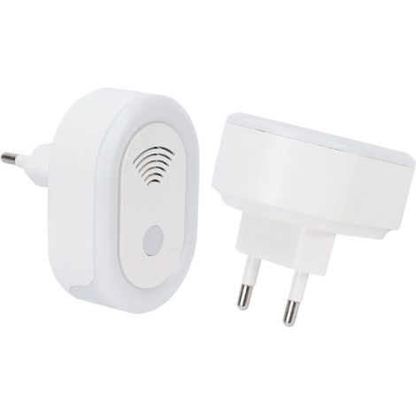 Ultraschall-Milbenentfernungs-Controller, 2 Stück (EU-Verordnung), Direktstecker für die Ultraschall-Milbenentfernung im Schlafzimmer FLITI (1/4)