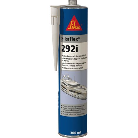 Colle-mastic Sikaflex-292i blanc 300 ml – Fixation haute résistance pour construction marine – Résiste aux contraintes dynamiques - 292iSIKA