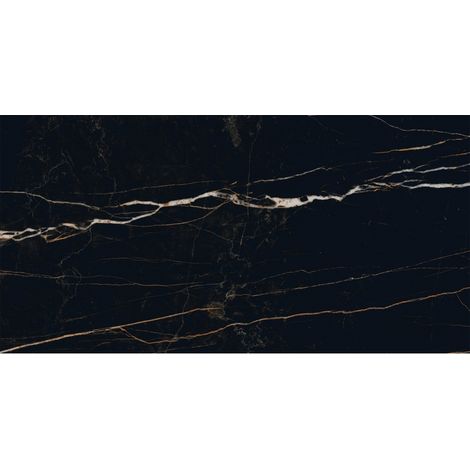Mexen Flamingo Nero gres smaltato rettificato G1, piastrella pavimento-parete 120 x 60 cm, lucida - TL215-120-060-00 (1/5)