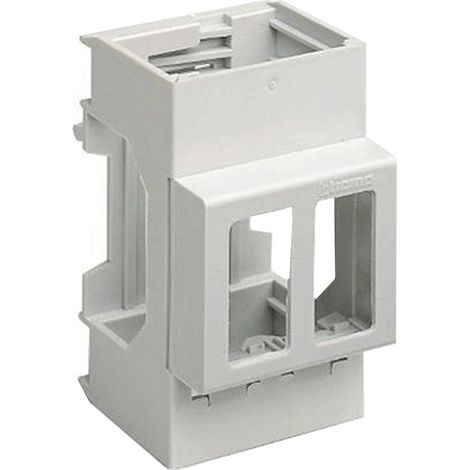 Supporto per applicazione di 2 Modulo Magic su guida DIN35 BTicino E80BM