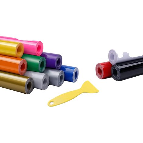 Klebefolie, 12 Rollen, leicht zu schneiden und zu übertragen, 12 Pack, 12inX5ft(30X150cm (1/2)