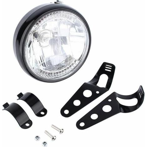 7 Pouces Lampe Phares Avant de Moto Feux de Signification Rond Ampou Projecteur 12v (1/4)