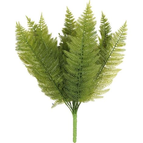 Bouquet di felci artificiali a 15 rami - Realistico, Altezza 43 cm, Colore: Verde (1/3)