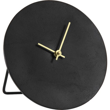 Light & Living Uhr Licola antik schwarz – Ø20 cm