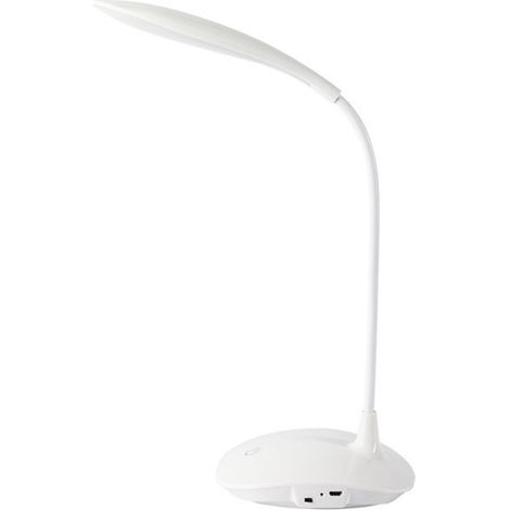 LED-Schreibtischlampe – 360° flexible Schreibtischlampe – Wiederaufladbare kleine LED-Schreibtischlampe – Dimmbar – 3 Helligkeitsstufen – USB-aufladbar – Geeignet zum Lernen und für Büroarbeiten (1/5)