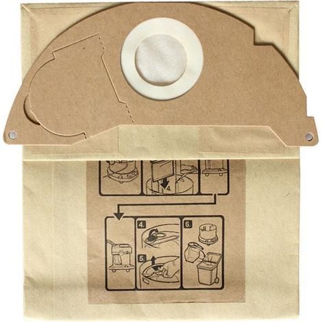 10er-Pack Staubsaugerbeutel für Kärcher A2004/ A2054 / WD2250/ MV2/ WD2-X42 – AquaForge (1/5)