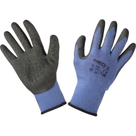 Guanti da lavoro, in cotone/poliestere con rivestimento in lattice, modello 2143X, taglia 10 (1/2)