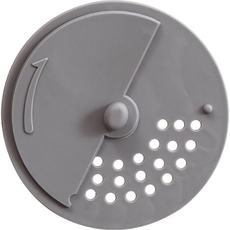 Crépine de siphon de sol en TPR, anti-cheveux, désodorisante et polyvalente, à main, pour salle de bain et cuisine. (1/5)