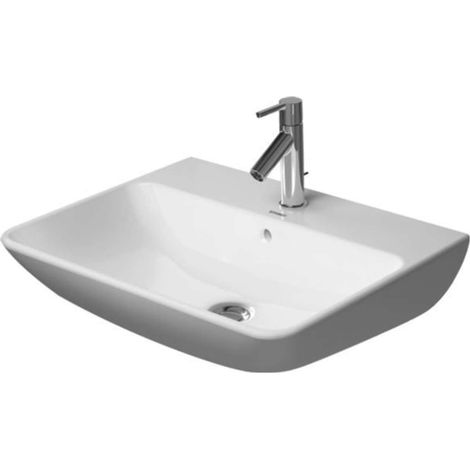 Lavabo Duravit ME de Starck Wash con rebosadero, con banco para (1/5)