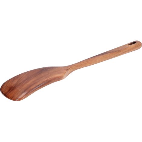 Holzspatel, sicherer, geruchloser Holzspatel, Haushaltsküchenhelfer mit langem Griff zum Kochen (1/5)