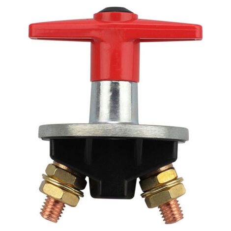 Interrupteur de batterie universel à clé fixe 12 V-60 V 300 A, isolateur de puissance et interrupteur d'urgence pour voitures et bateaux, (1/4)