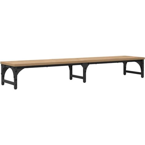 Monitor Stand Artisan Oak 105 x 23 x 15.5 cm Engineered Wood vidaXL