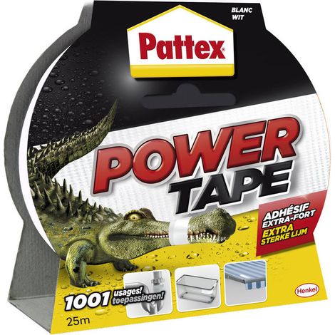 Cinta adhesiva Power Tape 5x25m Blanca - Pattex
