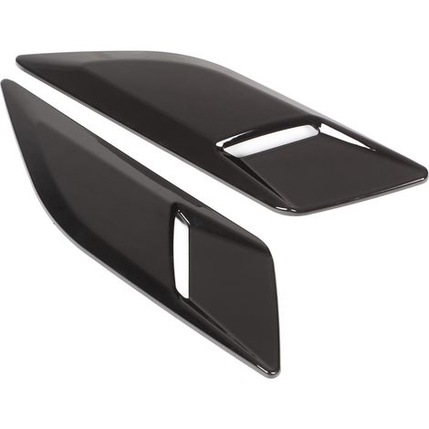 Paire de caches décoratifs de sortie d'air de capot pour Land Rover Range Rover Sport L494 2014-2022, noir brillant (1/5)