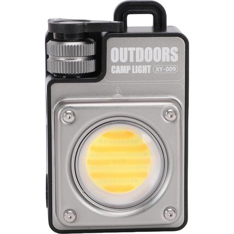 Lanterne de Camping LED Portable avec Batterie Rechargeable de 3 500 Lm pour les Activités de Plein Air et les Situations D'urgence, Durable et Résistante aux intempéries. (Argent) (1/5)