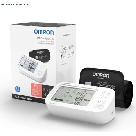 Monitor de presi贸n arterial de brazo Omron M6 COMFORT AFIB (1/3)