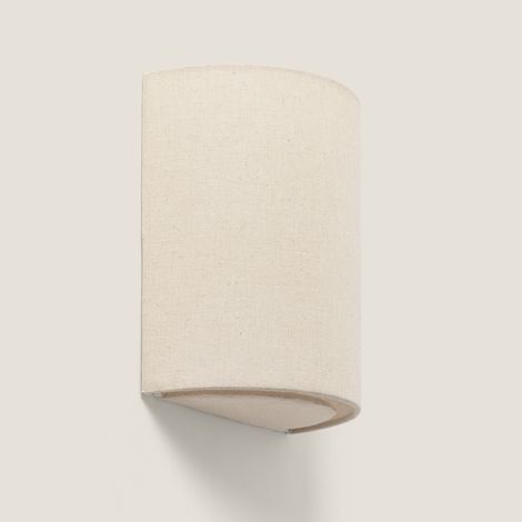 Wandleuchte aus Leinen Liva Beige ↑22 cm (1/5)